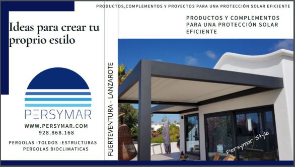 INSTALACIONES PERGOLAS BIOCLIMATICAS FUERTEVENTURA