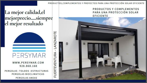 PERGOLA PALILLERIA EN FUERTEVENTURA