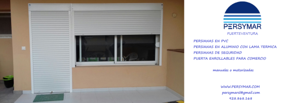 VENTA E INSTALACIÓN PERSIANAS FUERTEVENTURA