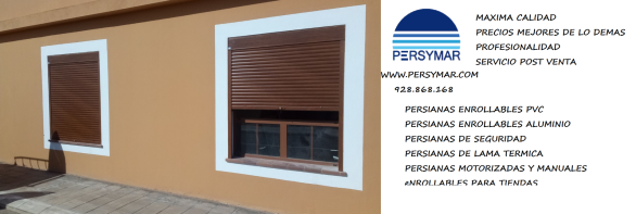 VENTA PERSIANAS ENROLLABLES FUERTEVENTURA