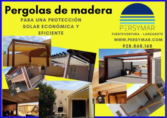 CARPINTERIA MADERA FUERTEVENTURA,PERGOLAS EN MADERA PUERTO DEL ROSARIO