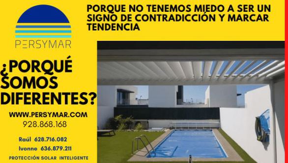 PERGOLAS BIOCLIMATICAS,INSTALACIONES,PROYECTOS,FUERTEVENTURA LANZAROTE