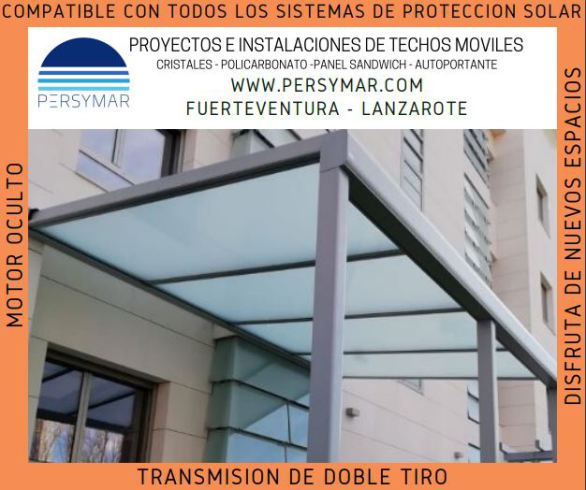 instalación techos móviles fuerteventura,techos móviles motorizados,toldos,pergolas a medida