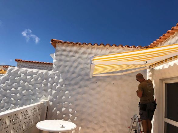 fuerteventura instalación toldos,toldos saxun,saxun fuerteventura,lanzarote toldos,persymar