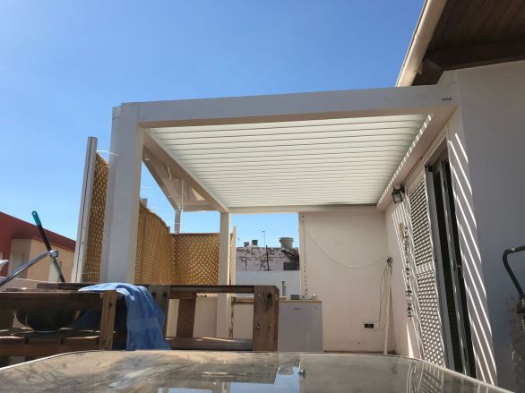 PERGOLAS BIOCLIMATICAS FUERTEVENTURA,LANZAROTE,SAXUN FUERTEVENTURA