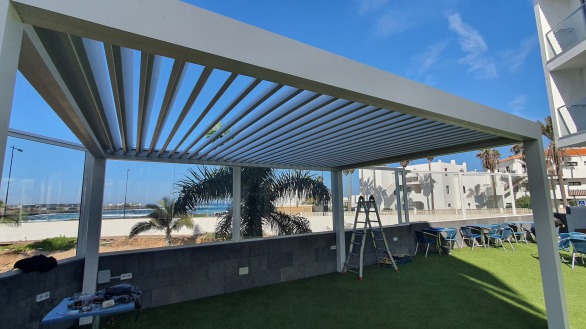 PERGOLA BIOCLIMATICA,FUERTEVENTURA,LANZAROTE,PERSYMAR